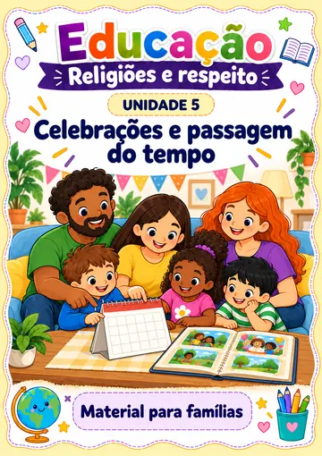 Capa da unidade 5: Celebrações e passagem do tempo