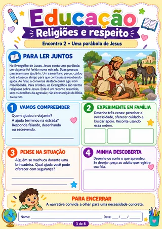 Página 3 da unidade 2: Uma parábola de Jesus